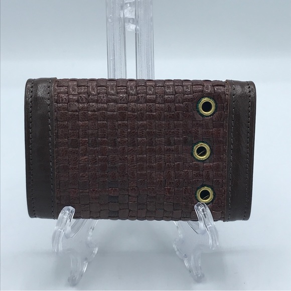 Vintage Brown Leather Key Case Wallet by Tilley Tri Fold Card Case 70’s - Picture 5 of 6